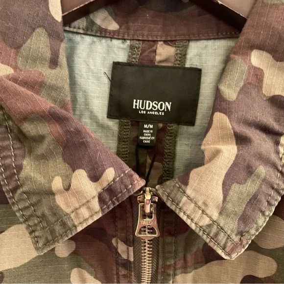 Hudson Jeans Cropped Military Anorak Jacket - NWT - Size Medium - Picture 5 of 13